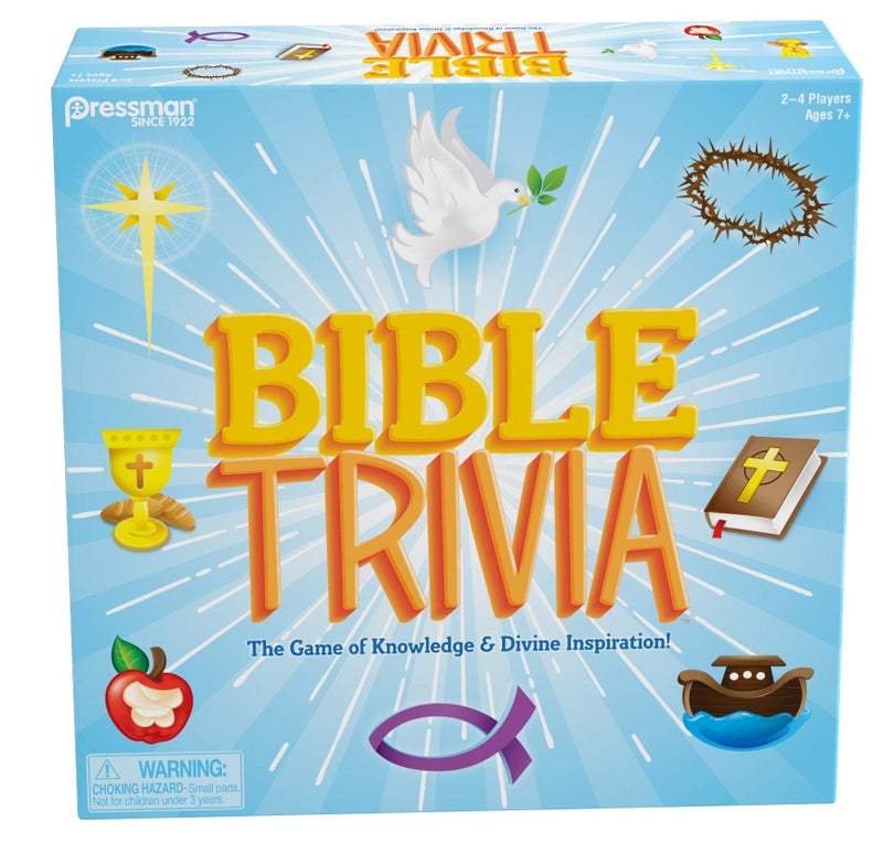 Pressman Bible Trivia by Pressman - The Game of Knowledge & Divine Inspiration, Multi Color - Image 1